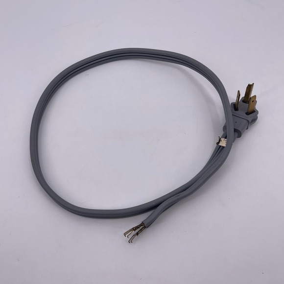 Range / Dryer Power Supply Cord 4 ft Model E72389-F Gray 3 Prong Replacement - Picture 5 of 5